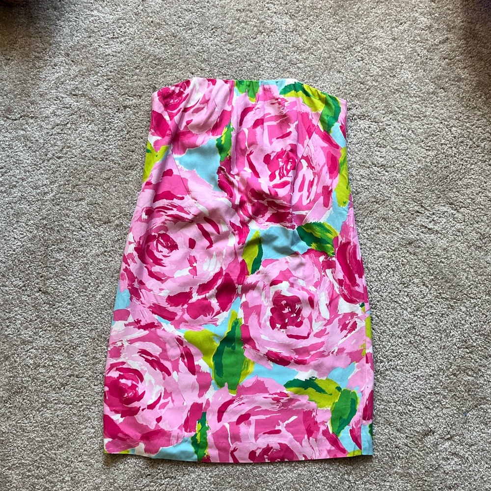 Lilly Pulitzer strapless dress, size 6